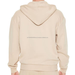 Sweats à capuche zippés personnalisés pour hommes Pull vierge de haute qualité Sweatshirts à capuche zippés Sweatshirts à capuche zippés à impression bouffante personnalisés Unisex - Product Image 3