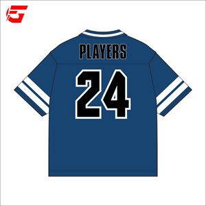 Maillot de football américain court personnalisé en mesh, maillots de joueur sublimés, maillots courts streetwear, maillot de football américain rétro - Product Image 2