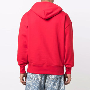 Sweat à capuche d'hiver personnalisé OEM pour hommes et femmes, streetwear, polaire épaisse, pull uni teint, polyester/coton, fabricant OEM - Product Image 4