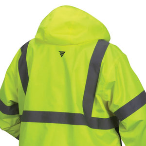 Veste d'hiver haute visibilité réfléchissante pour agents de sécurité, uniforme imperméable haute visibilité pour travaux de construction - Product Image 4