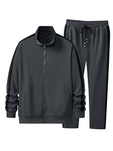 Survêtement pour homme, coupe ajustée, en coton, imperméable, en nylon personnalisé - Product Image 4