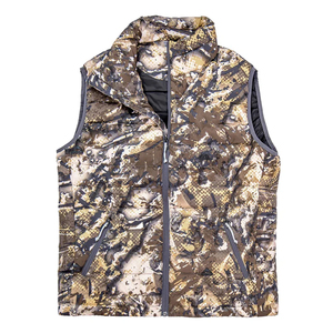 Chaleco Estampado de Invierno Unisex de Fabricantes al por Mayor, Resistente al Agua, al Viento, Transpirable, Antibacteriano, de Tejido Soft Shell con Estampado Frontal - Product Image 3