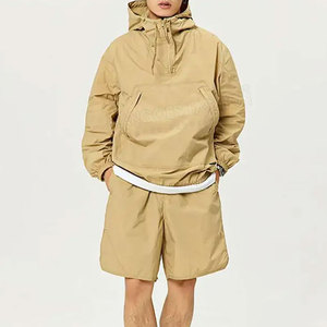 Nouvel ensemble de survêtement d'hiver respirant et tendance, 2 pièces, veste coupe-vent, doublure en molleton 100% coton, unisexe - Product Image 2