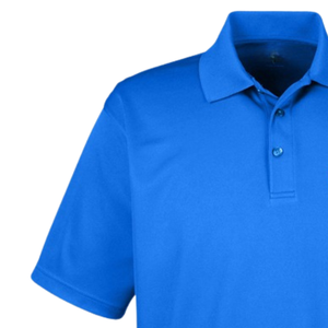 Camisa Polo para Hombre con Logotipo Bordado, Azul Rey, Manga Corta, Cuello Clásico, Mezcla de Algodón, Informal, para Negocios, Golf, Uniforme, Ropa Deportiva - Product Image 3