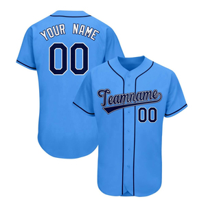 High Quality Cheap Blank <b>Baseball</b> Jersey Short Sleeve Wholesale Sublimation and Embroidery American Sportswear <b>Baseball</b> Jersey - Product Image 4