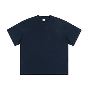 เสื้อยืดแขนสั้นโอเวอร์ไซส์ผู้ชาย คุณภาพสูง ผ้าฝ้าย 100% สกรีนโลโก้ได้ ระบายอากาศดี สไตล์สตรีทแวร์ - Product Image 6