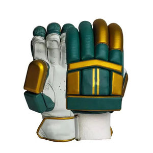 Guantes Deportivos de Críquet de Cuero Premium, Ambidiestros, Orientación para Mano Derecha e Izquierda, Transpirables, con Características de Absorción de Impactos, Cómodos - Product Image 1