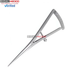 Calibre Droit Manuel de 7 Pouces pour Cartographie Osseuse, Échelle de Mesure de Précision 0-40mm, Acier Inoxydable Allemand, Poignée Ergonomique - Product Image 6