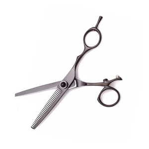 Ciseaux de coiffure professionnels en acier inoxydable avec pointe aiguisée, lame droite, outil de beauté pour salon de coiffure, provenance du Pakistan - Product Image 5
