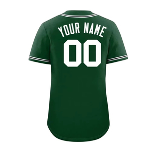 Diseño de Camiseta de Béisbol Personalizada, Transpirable, Antibacteriana, de Secado Rápido, Tallas Grandes, con Impresión de Logotipo del Equipo por Transferencia Térmica - Product Image 3