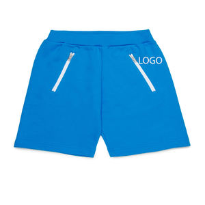 Shorts pour garçons <span class=keywords><strong>avec</strong></span> cordon de serrage à la taille / poches zippées sur le devant, vêtements décontractés <span class=keywords><strong>avec</strong></span> logo personnalisé, coutures et design de haute qualité - Product Image 1
