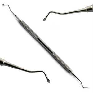 Cucharas Excavadoras Dentales Premium de Acero Inoxidable Reutilizables y Autoclavables de Doble Punta para la Eliminación de Caries y Dentina - Product Image 6