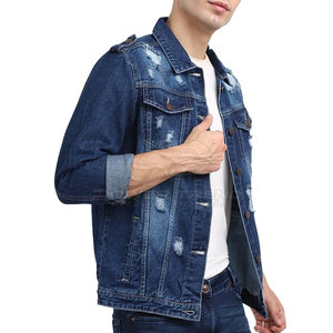 New Stylish High Quality Winter <b>Men's</b> Jeans <b>Jacket</b> Front Logo Modern Look Comfortable Feel <b>Long</b> Lasting Use for Casual Fashion - Product Image 2