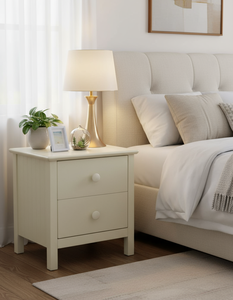 Style Nightstand in Coffee Color Modern Design Cascara From Vietnam for Bedroom Night <b>Table</b> Solid <b>Pine</b> Wood Trunk - Product Image 1