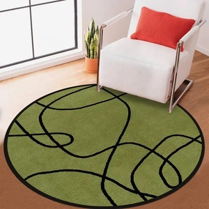 Handmade Wool <b>Carpet</b> Newly Arrived Hand Tufted Traditional Pattern <b>Carpet</b> Solid Decor for Home Living Room or Hotel Use - Product Image 3