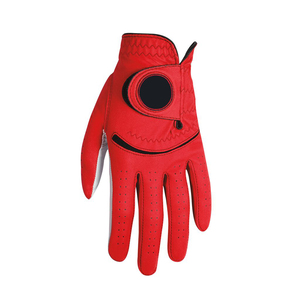 Custom Color Cabretta Leather Golf <b>Glove</b> Soft Breathable Mesh Design Adjustable Closure Stitching High <b>Grip</b> OEM Wholesale - Product Image 6