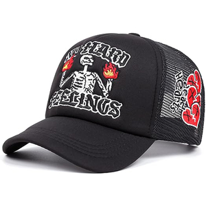 Gorra de Béisbol Lisa, de Nailon/Algodón, Ajustable, con Logotipo Personalizado Bordado, Letra/Argyle, Transpirable, Impermeable, Unisex, Deportiva - Product Image 1