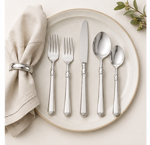 Juego de Cubiertos de Acero Inoxidable de Lujo, Acabado Satinado Moderno, para Bodas, Hoteles y Restaurantes, Juego de Cubiertos Premium en Oferta - Product Image 2