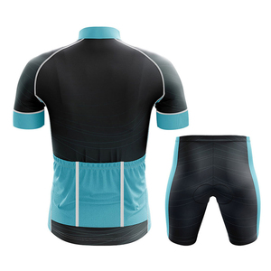 Ensemble de maillots de cyclisme respirants à séchage rapide, vêtements de VTT d'été, personnalisables, unisexes, en spandex et coton, uniforme - Product Image 6