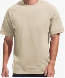 T-shirt Premium pour Homme, Tissu Extensible 100% Coton, Grammage Lourd 180 g/m², Séchage Rapide, Respirant, Décontracté et Sportif - Product Image 1