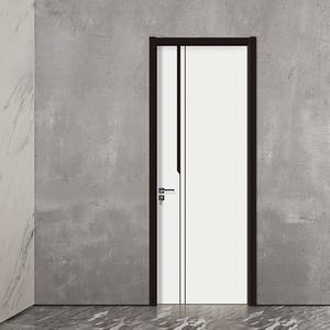 Puerta de Madera Minimalista Lisa de 900x2200 mm, Puerta Interior de MDF Resistente al Agua de Alta Calidad para Baño, Hotel, Apartamento - Product Image 5