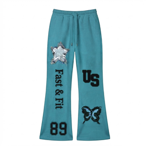 Professional Made New Design Eco-Friendly Quick Dry Casual Winter Street Wear Quick Dry Sweat Pants for Sale - Product Image 1