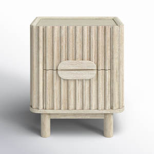 Mesita de noche de 2 cajones - Product Image 1