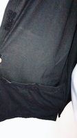 Bayanlar İçin Açık Kesim Düz Jersey Mastektomi İyileşme Üstü Kolsuz Cepli Kapatıcılar Drenajlı Yakasız Her Mevsim Polyester/Pamuk