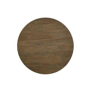 Tavolo da Pranzo Havanna 47 Pollici di Larghezza in Noce Vintage con Base Bianco Sporco, Tavolo da Pranzo Contemporaneo in Noce Vintage - Product Image 4