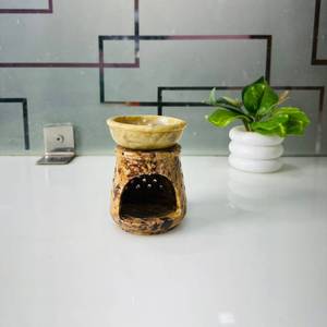 Soapstone Marble Incense Burner Aromatherapy <b>Diffuser</b> With Bowl Top For Home Decor All Season Use - Product Image 1