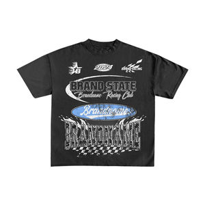 Ensemble unisexe surdimensionné 3 pièces |   Sweat-shirt à capuche et pantalon |   Acid Wash Solid 100% Coton Streetwear OEM - Product Image 3