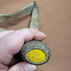 Nœud de sabre en coton/nylon/polyester de haute qualité, avec pompon élégant, léger et écologique, pour uniforme de cérémonie - Product Image 4