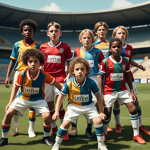 Ensemble de maillots de football personnalisés, kit de football par sublimation, uniforme sportif pour hommes, polyester, séchage rapide, respirant, maillot et short pour équipe - Product Image 3