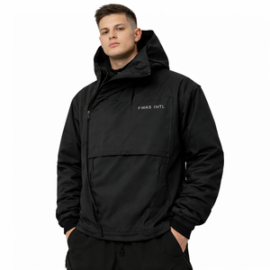 เสื้อแจ็คเก็ตผู้ชาย B2B แบบเปลี่ยนสีได้ น้ำหนักเบา มีฮู้ด สไตล์สตรีทแวร์ กันลม รับผลิตแบบ OEM และติดฉลากส่วนตัว - Product Image 4