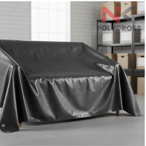 Lona Económica de Bajo Gramaje, Resistente a la Intemperie y a Desgarros, para Materiales de Construcción y Refugios Temporales en India - Product Image 5