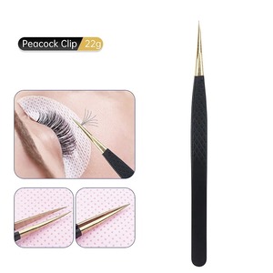 Colorful Stainless Steel Precision Eyebrow Tweezer 10mm Fine Hair Removal Makeup <b>Tool</b> Slanted Eye Brow <b>Clips</b> for Beauty Hair - Product Image 5
