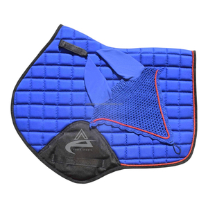 COSTA SPORTS Green Horse Saddle Pad Matching Set Ear <b>bonnet</b> Custom Design Logo Foam Filled Horse Jumping Saddle Pad - Product Image 2