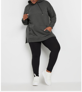 Sudadera con capucha vintage de alta calidad con lavado ácido, personalizada para mujer, con hombros caídos y cierre de cremallera, de fabricante. - Product Image 6