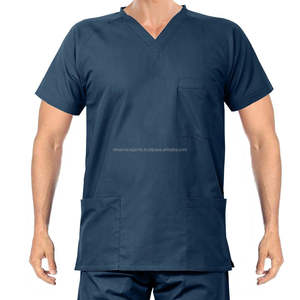 Top qualité toute la journée confort uniformes gommages col en v chemise infirmière gommage médical gommages médecins - Product Image 1
