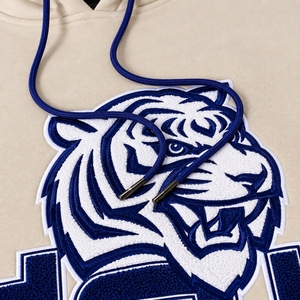Sudadera con Capucha Varsity Personalizada, de Felpa Gruesa, con Apliques Bordados, para Equipos Universitarios, Estilo Urbano, Fabricante OEM - Product Image 3