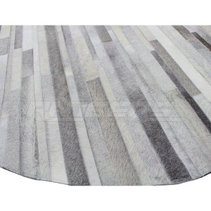 Tapis en cuir de vachette, tapis en cuir naturel, texture douce, tapis de sol durable pour salon, décoration de la maison, style moderne - Product Image 5