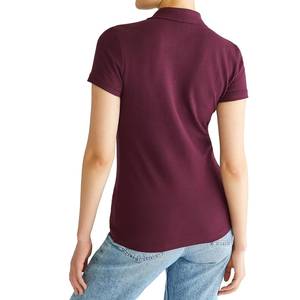 Camiseta Polo de Algodón 100% para Mujer, Uso en Verano, Corte Regular Cómodo, Logotipo Bordado Personalizado, OEM/ODM - Product Image 2