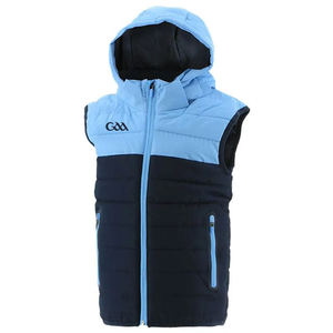 Custom GAA Team Puffer Vest <b>Men</b>’s Sleeveless Insulated <b>Jacket</b> <b>Lightweight</b> Woven Fabric Winter Vest Gaelic Football Sports Vest - Product Image 3