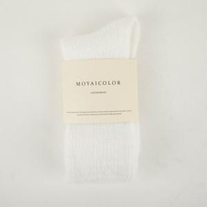 Chaussettes de nuit douces et confortables en cachemire de haute qualité pour femmes, avec revers tricotés épais et chauds pour l'hiver, pour adultes, personnalisables avec votre marque. - Product Image 4