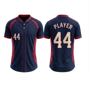 Maillot de baseball personnalisé, fabricant OEM, uniformes d'équipe entièrement sublimés, nom et numéro personnalisés, vêtements de sport respirants, commande en gros - Product Image 4