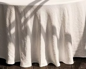 Solid Color Linen Cotton <b>Tablecloths</b> Custom Size Wholesale Lot for Events Weddings Parties Hotels - Product Image 3