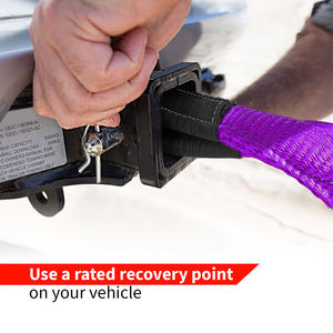 Correa de Remolque Roadpower de 14 Toneladas, Cuerda de Recuperación de Alta Resistencia para Todoterreno, Camiones, SUV y Remolque de Vehículos - Product Image 4
