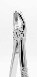 Forceps d'extraction dentaire universels chromés en acier inoxydable chirurgical pour dents supérieures et inférieures - Product Image 4
