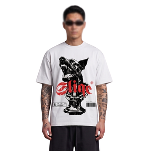 Premium Quality Streetwear Lightweight Classic T-Shirts Acid Washed 100% Cotton Organic T-shirt for Men Regular Fit Printed <b>Tees</b> - Product Image 1