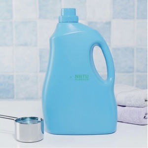 Bidon en plastique personnalisé de 4 L, bidon de 1 gallon pour lessive, produits de nettoyage, conteneur de stockage de produits chimiques - Product Image 1